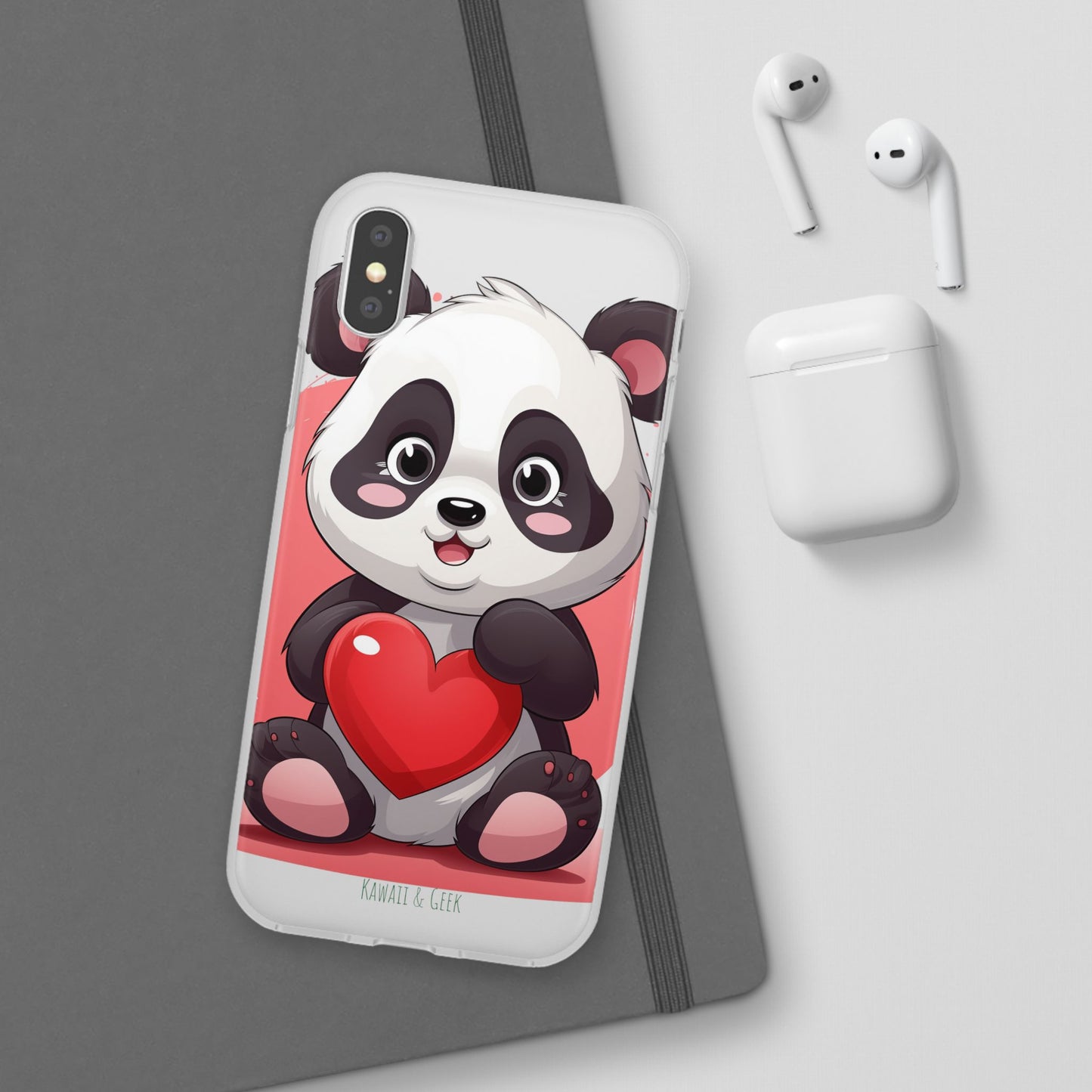 Heart Panda Flexi Case