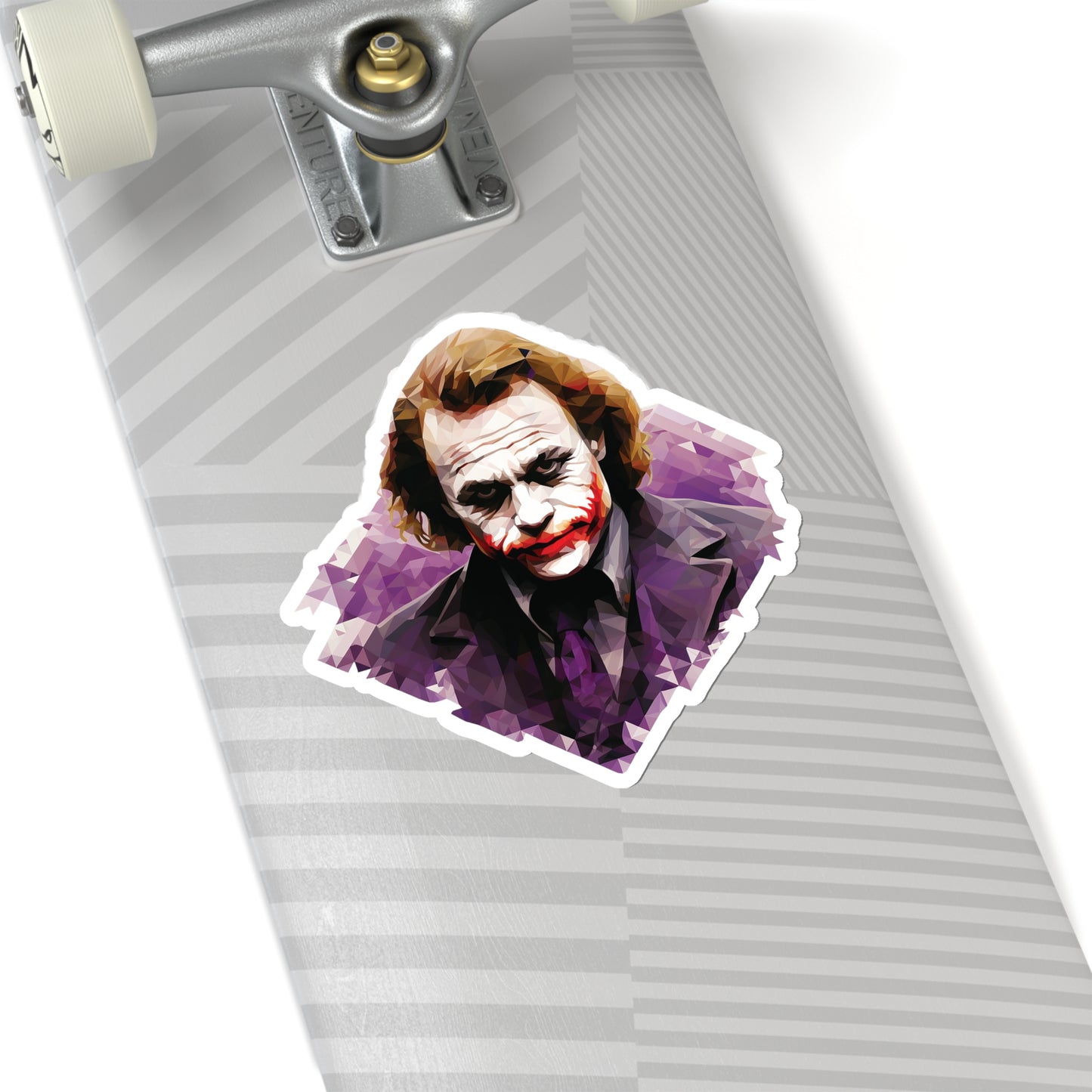 The Joker Heath Ledger Sticker - A Faceted Tribute to a Legendary Performance