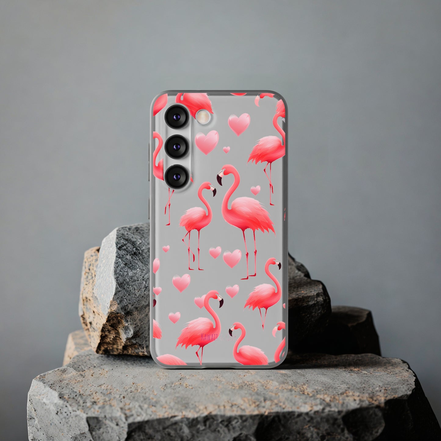 Pink Flamingo Elegance Flexi Phone case