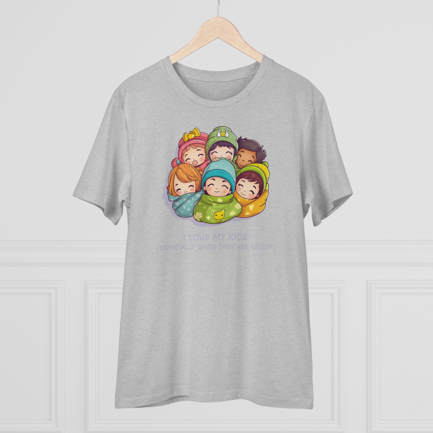 I Love My Kids, Especially When They Are Asleep - Unisex Eco-Friendly T-Shirt - Father's and Mother's Day special