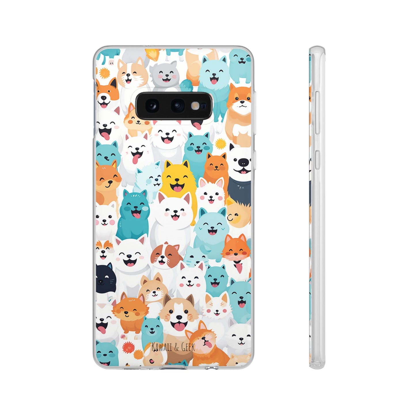 Cute Dogs Band Flexi Phone Case