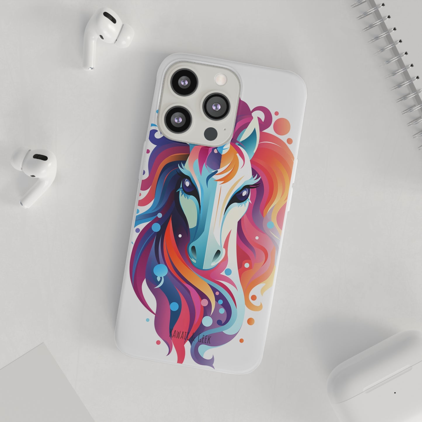 Ink Unicorn Flexi Transparent Phone Case