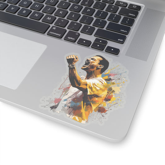 Freddie Mercury Watercolor Tribute Sticker