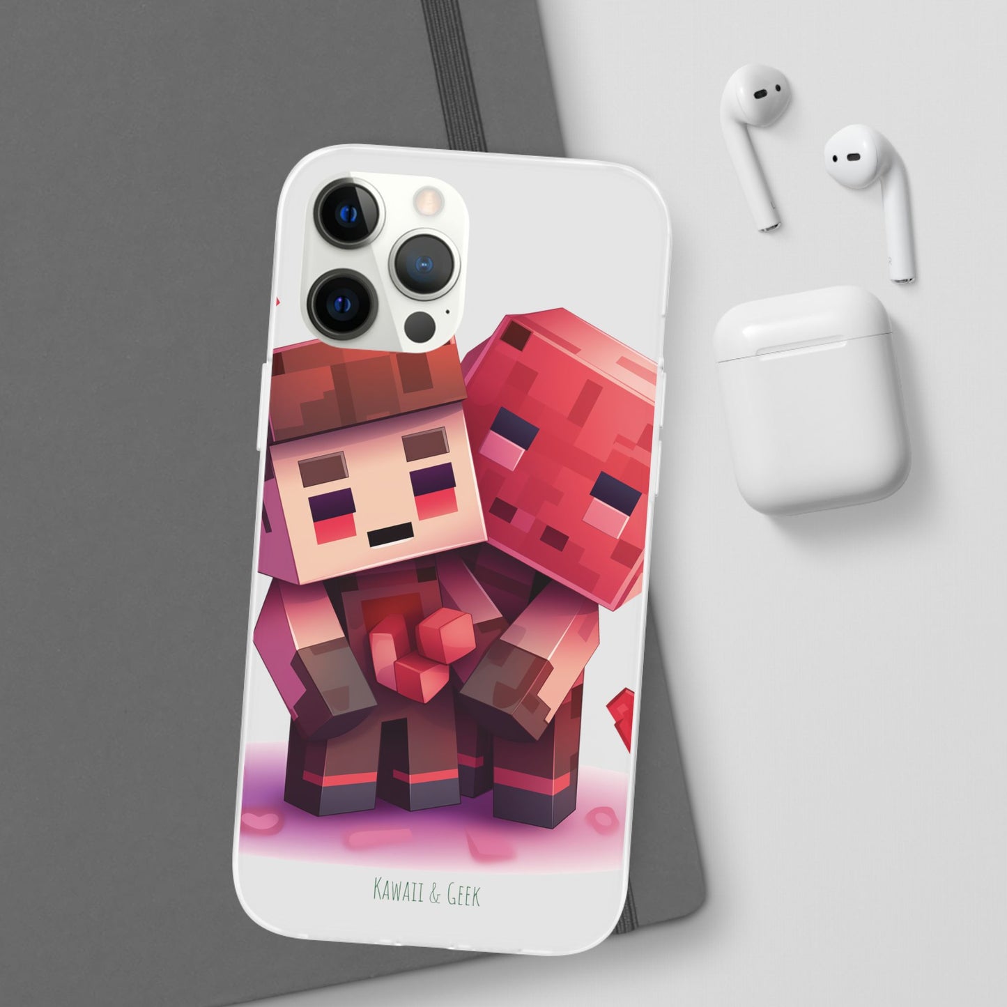 Phone Case - Lovers Minecraft Inspired Design