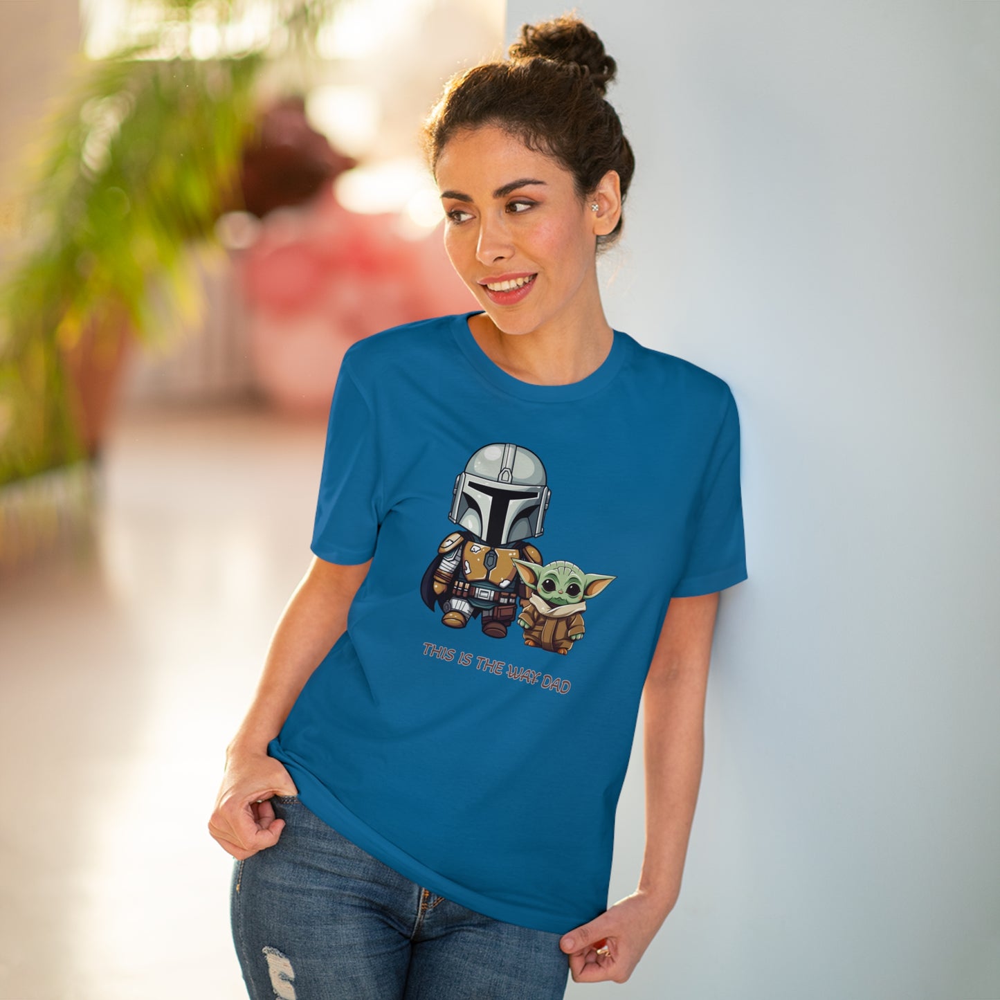 Mandalorian and Baby Yoda T-Shirt - This is the Dad - Celebrate Father's Day in Style and Sustainability - Star Wars