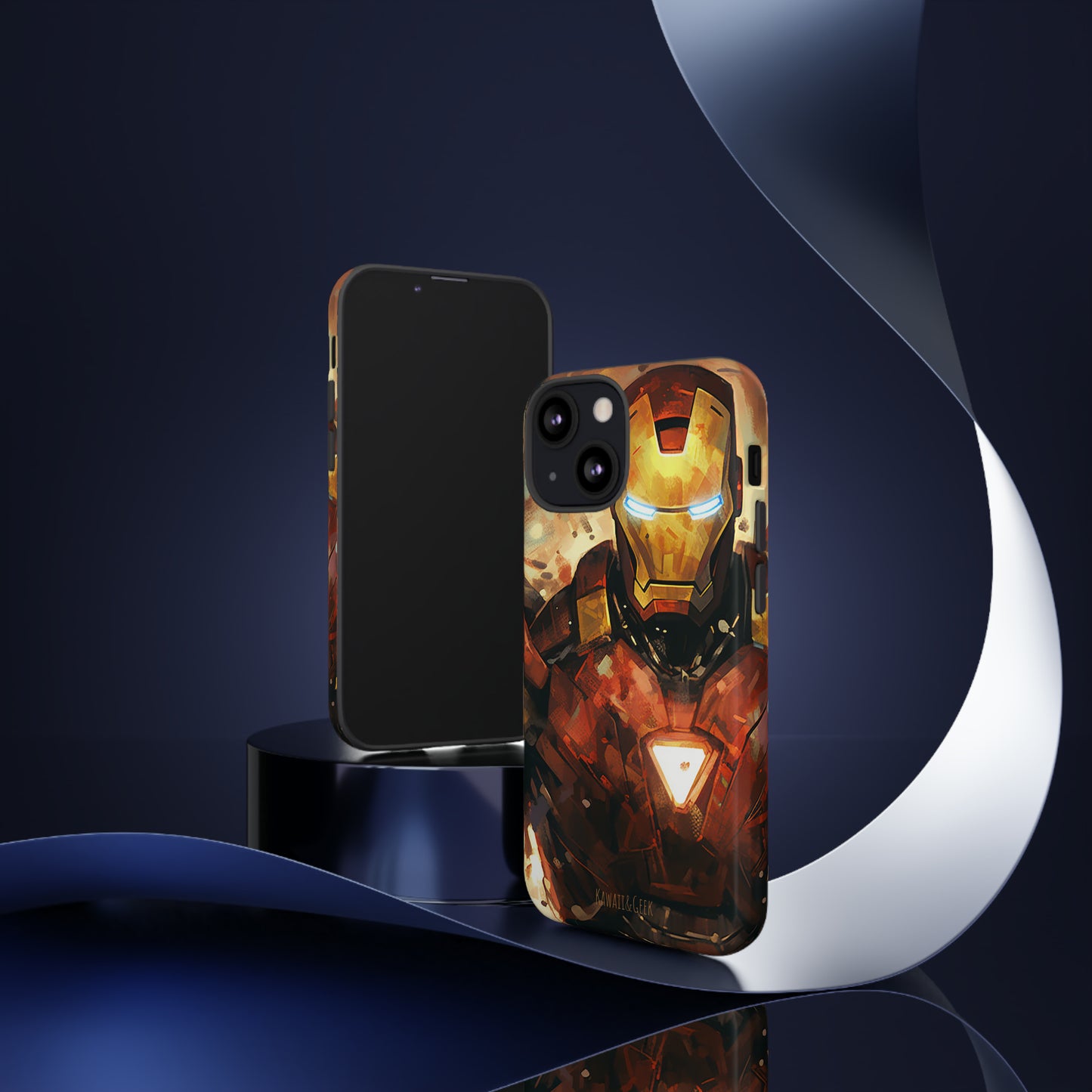 Iron Man Painting Tough Phone Case - Add Some Bold and Unique Style to Your Tech