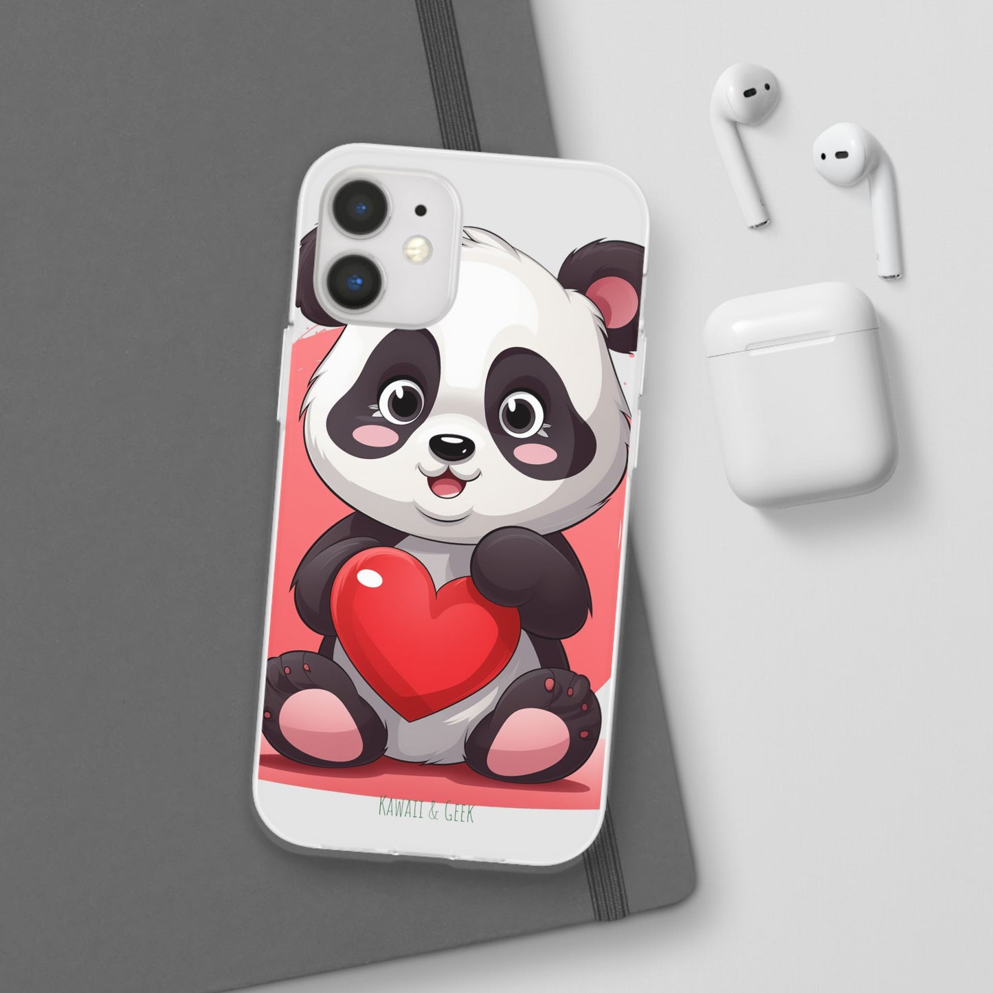 Heart Panda Flexi Case