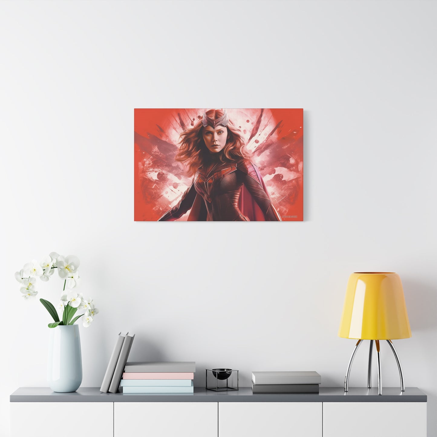 Wanda Maximoff Canvas - Embrace the Power and Artistry of the Scarlet Witch - Avengers