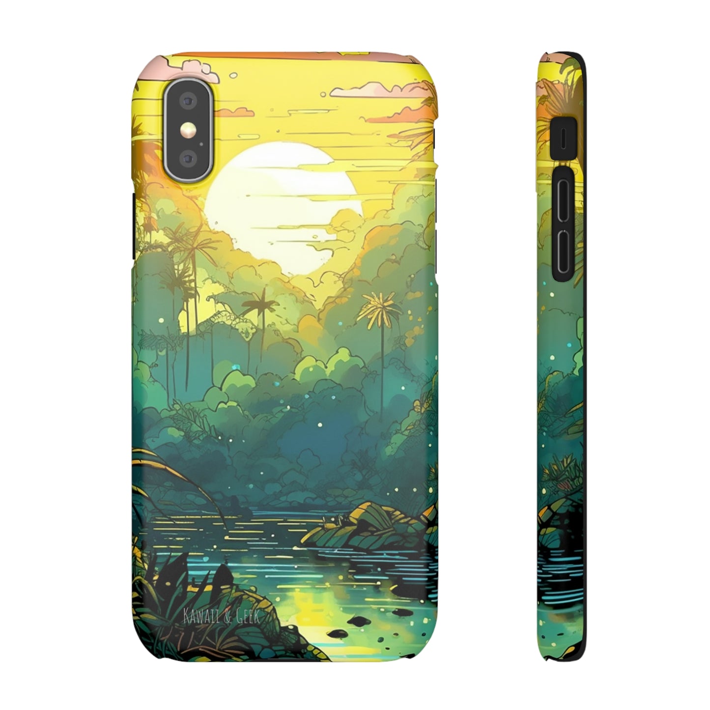 Rainforest at Sunset Phone Case - Capture the Serenity of Nature on Your Device