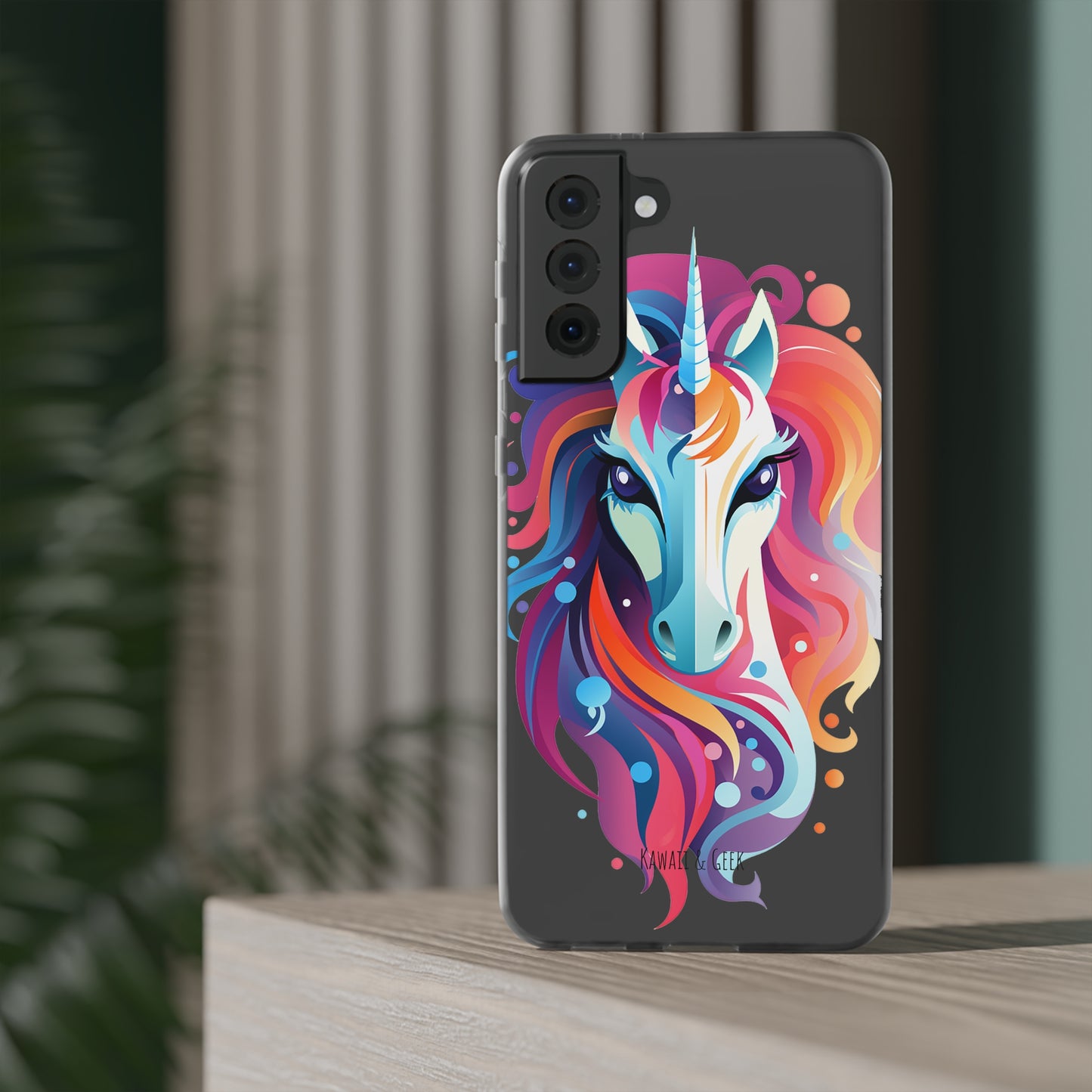 Ink Unicorn Flexi Transparent Phone Case