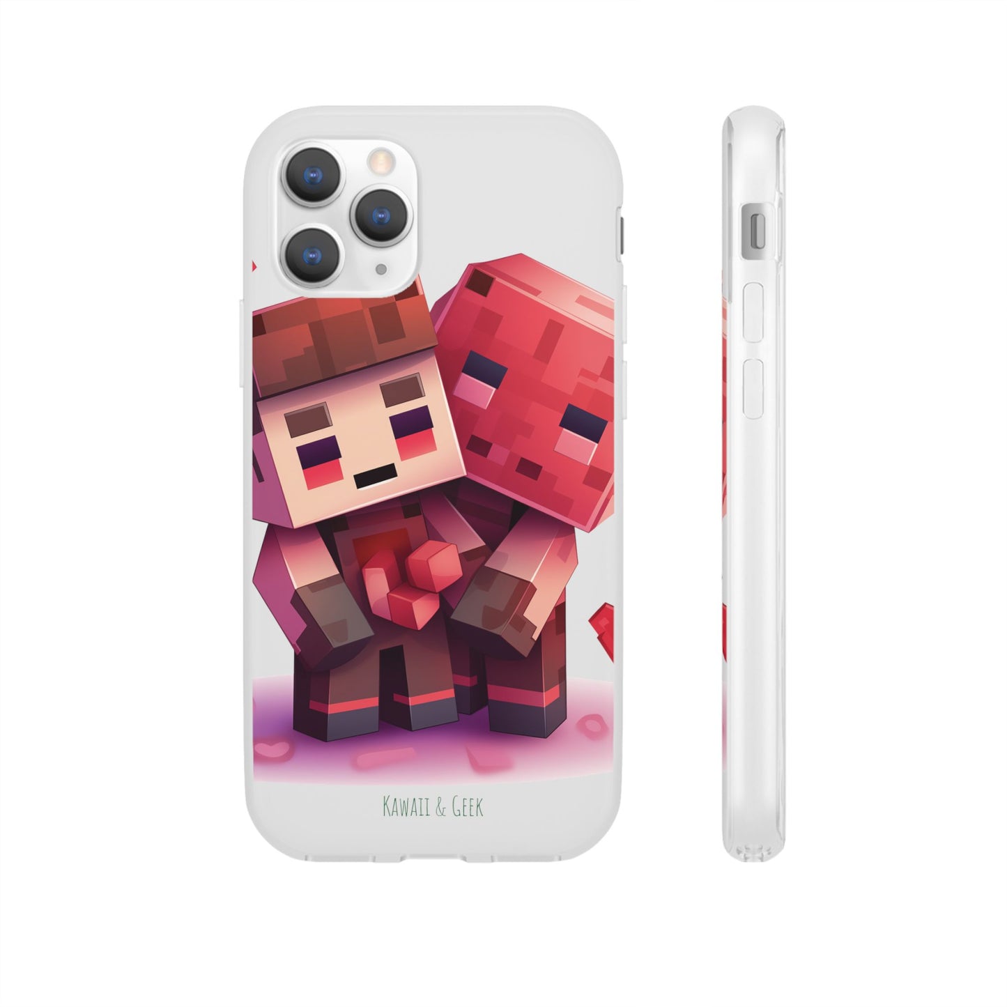Phone Case - Lovers Minecraft Inspired Design