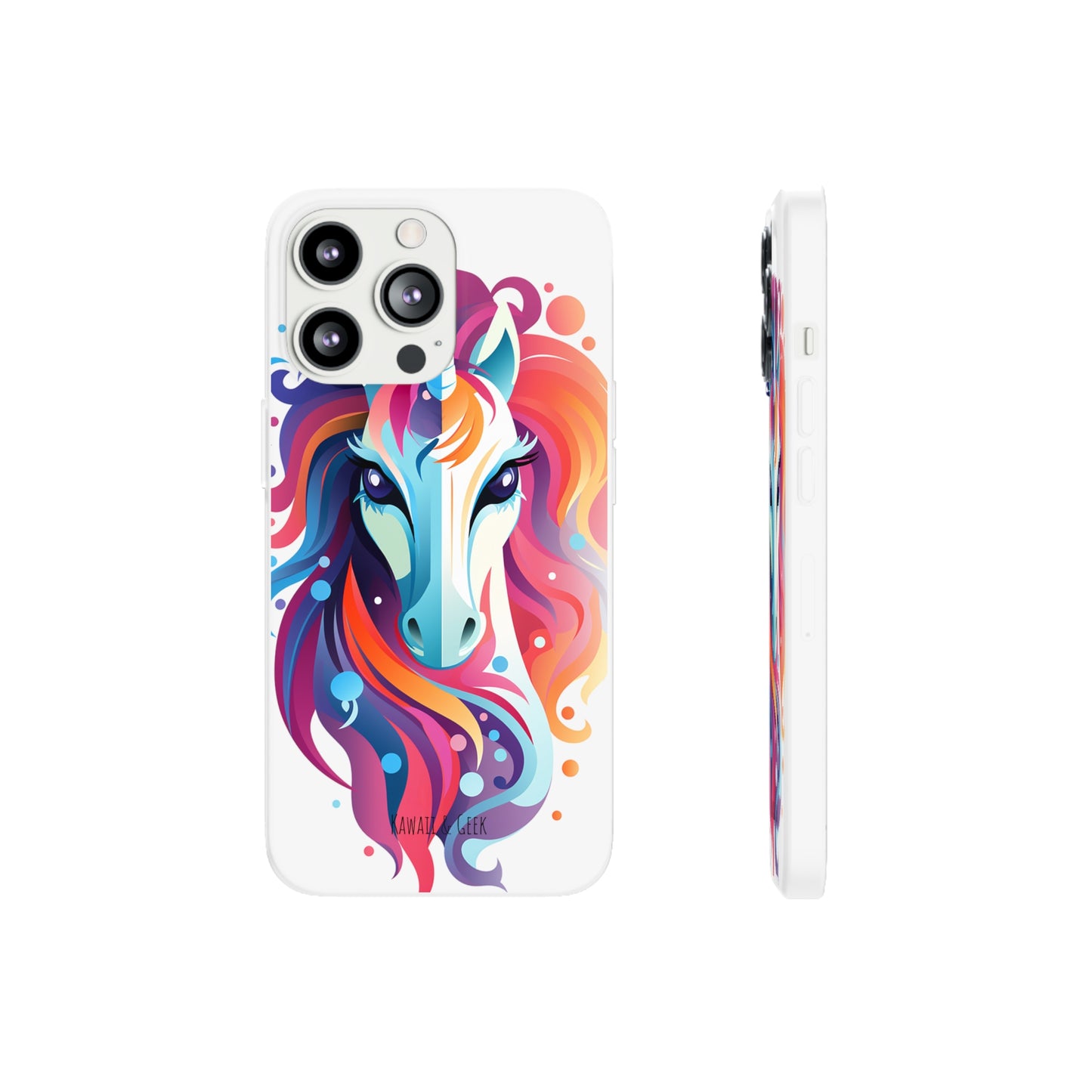 Ink Unicorn Flexi Transparent Phone Case