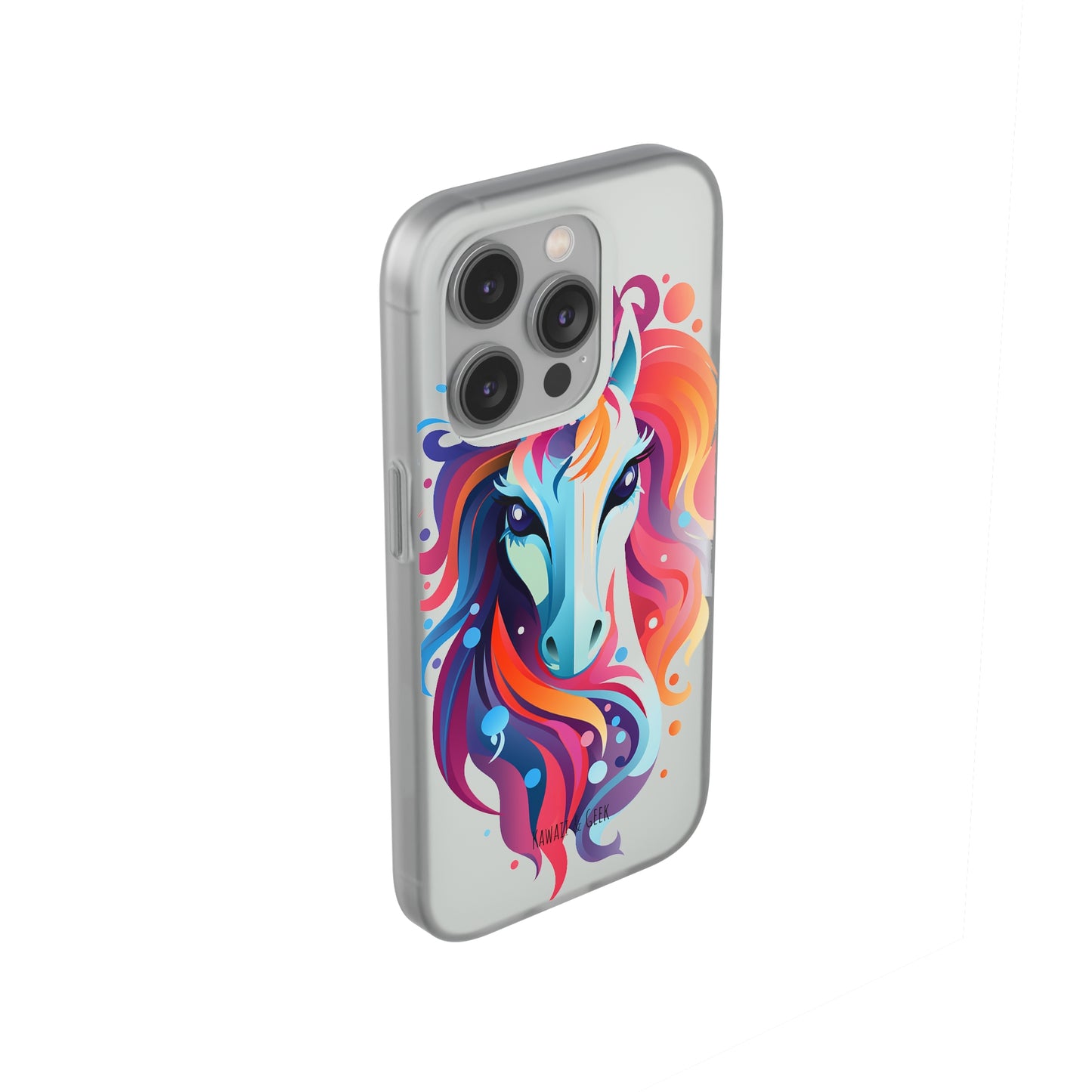 Ink Unicorn Flexi Transparent Phone Case