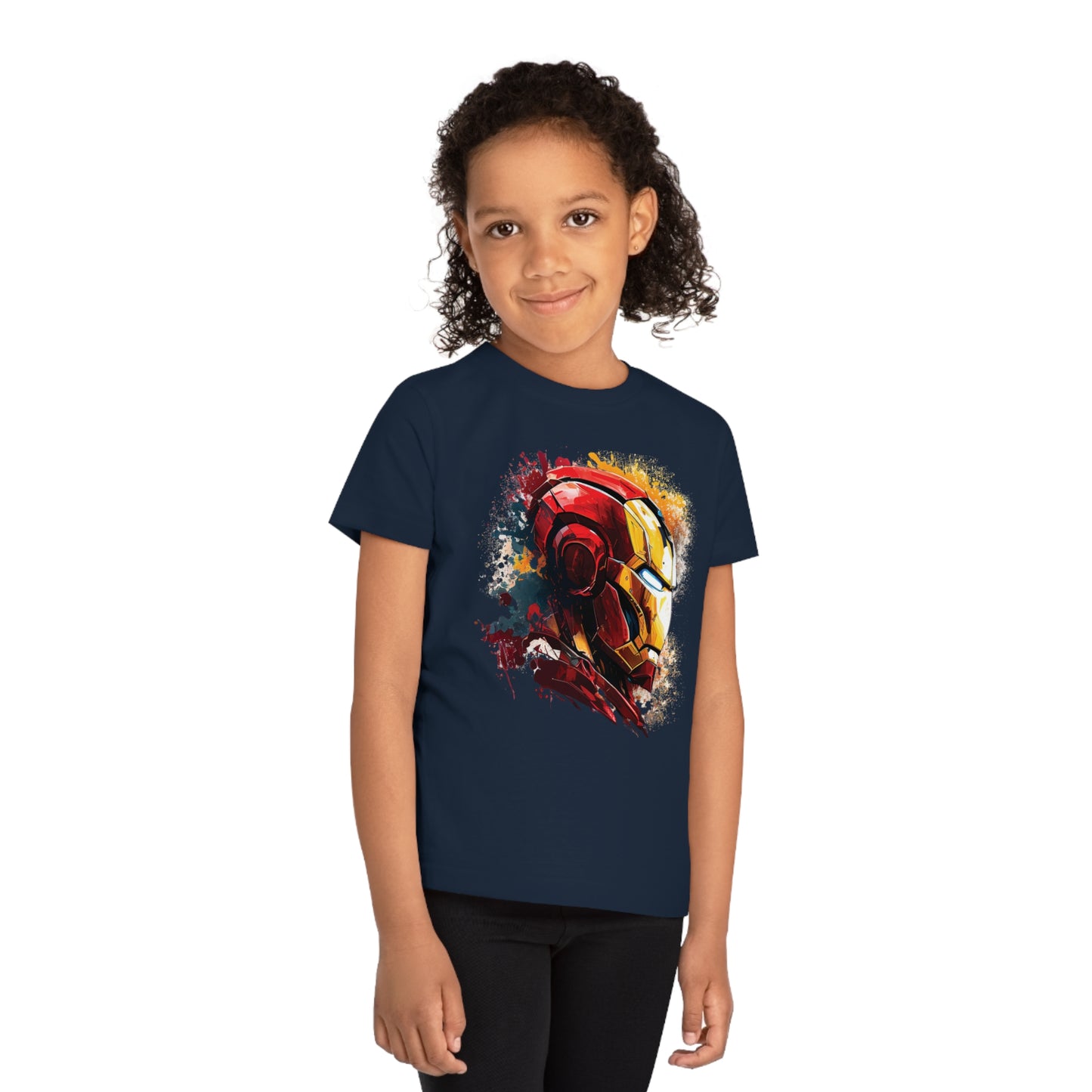 Iron Man Kids Eco-Friendly T-Shirt - Unleash Superhero Power with Sustainability - Marvel Avengers