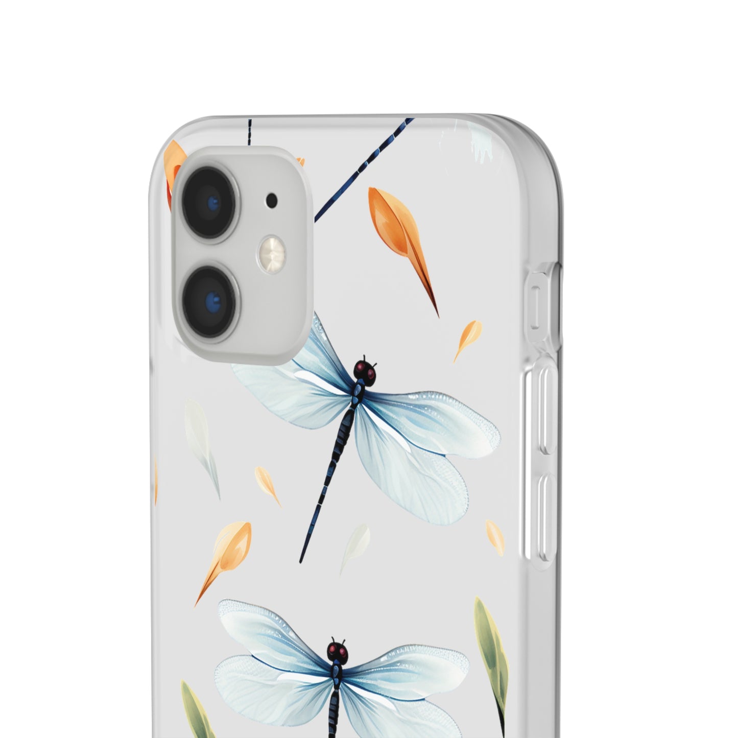 Dragonfly Dreams: Transparent Flexi Phone Case