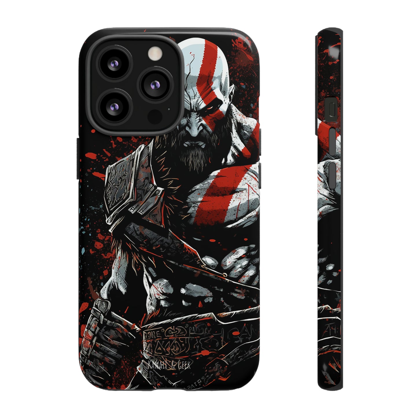 Kratos Tough Phone Case - Unleash the Power of the God of War in Style