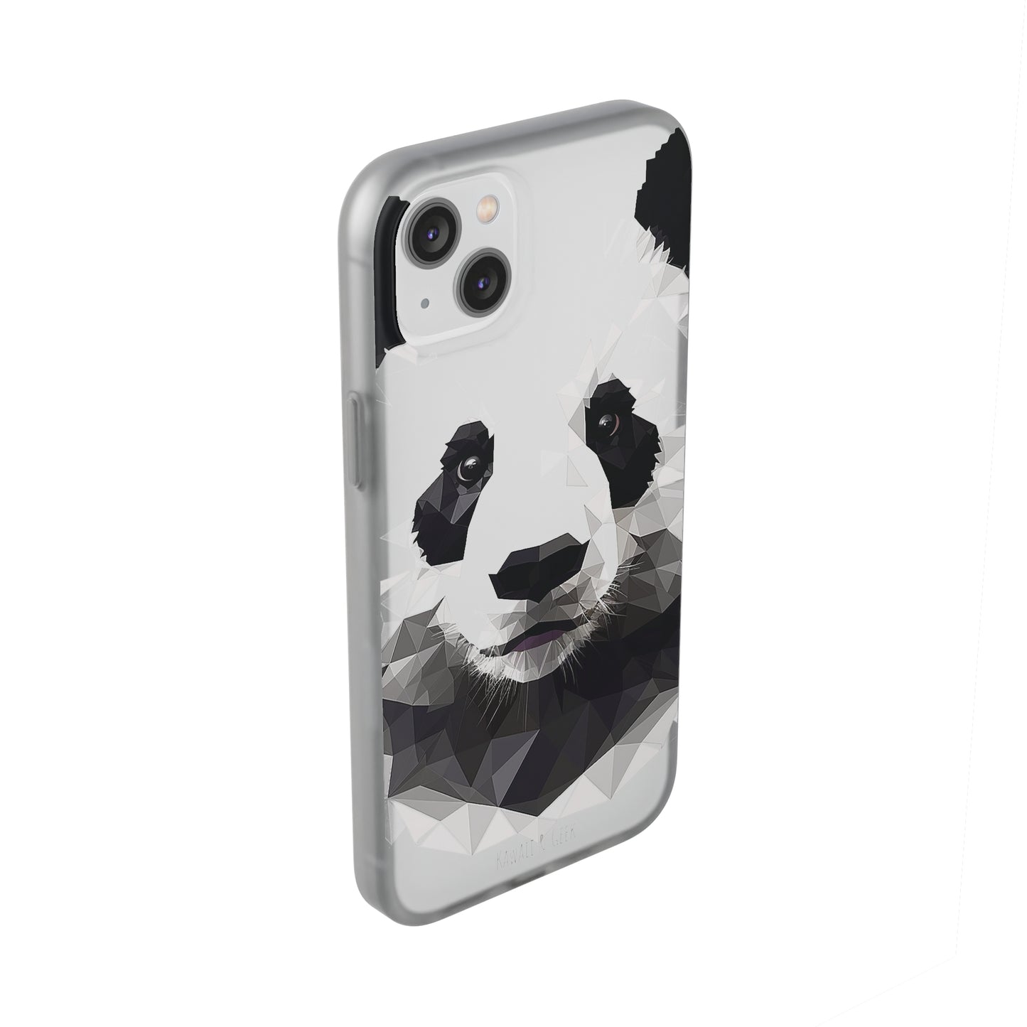 Cute Polygonal Panda Flexi phone Case - Protect Your Phone with Some Unique and Adorable Style