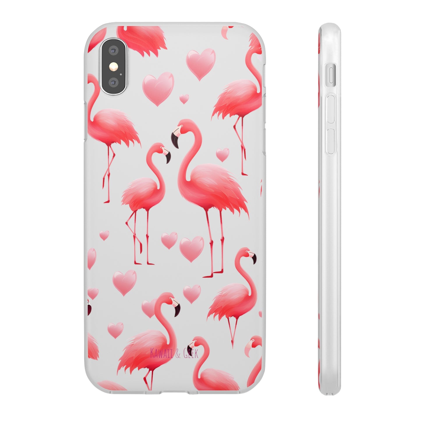 Pink Flamingo Elegance Flexi Phone case