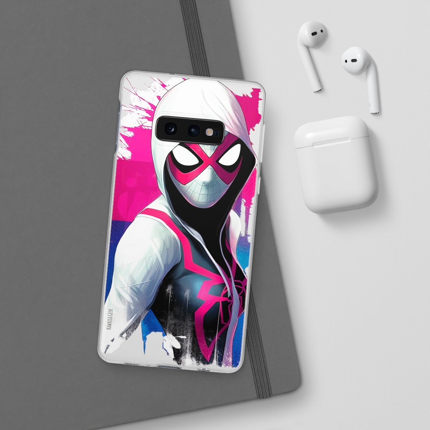 Spider Gwen in Flexi Phone Case - Add Some Colorful and Heroic Style to Your Phone