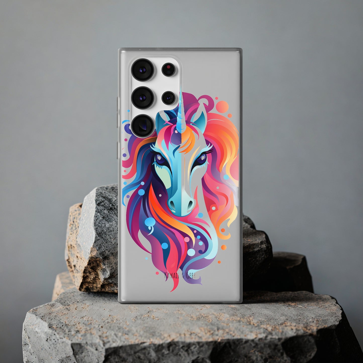 Ink Unicorn Flexi Transparent Phone Case