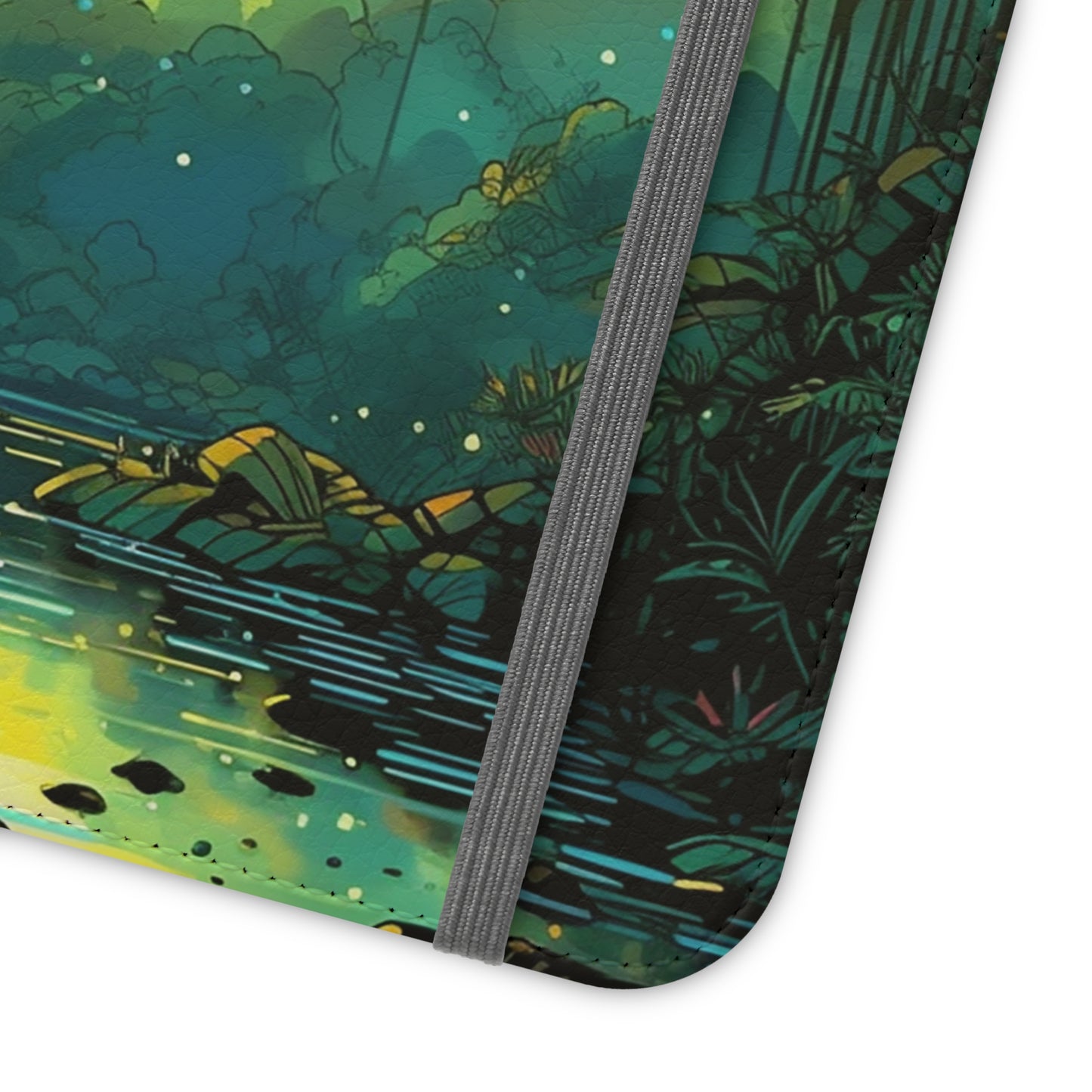 Rainforest at Sunset Flip Phone Case - Capture the Serenity of Nature on Your Device