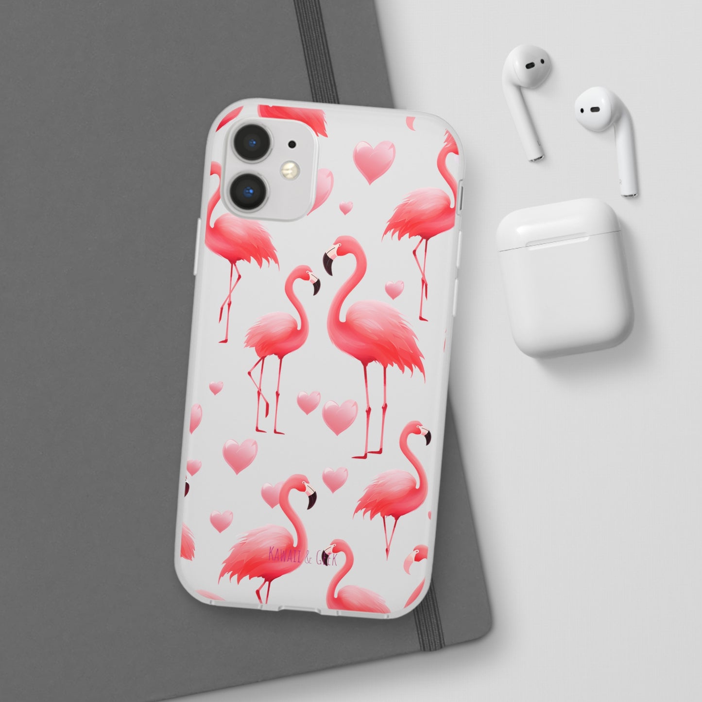 Pink Flamingo Elegance Flexi Phone case