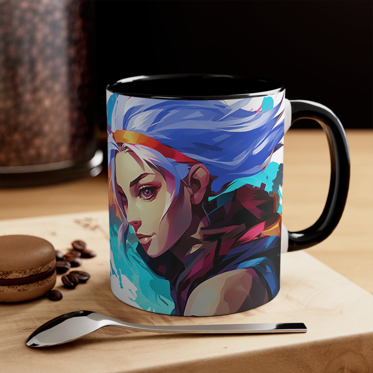 Jinx League of Legends / Arcane Mug - Embrace Chaos with 'Surprise! I'm back.'