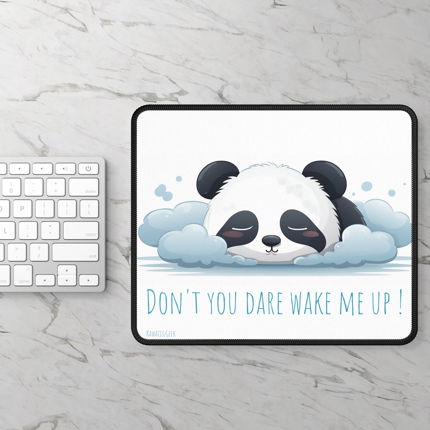 Cute Sleeping Panda Mouse Pad: Don't You Dare Wake Me Up!