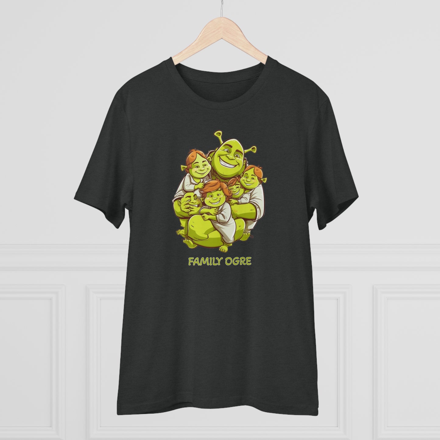 Family Ogre - Unisex Eco-Friendly T-Shirt - Celebrate Father's Day with Shrek and His Kids