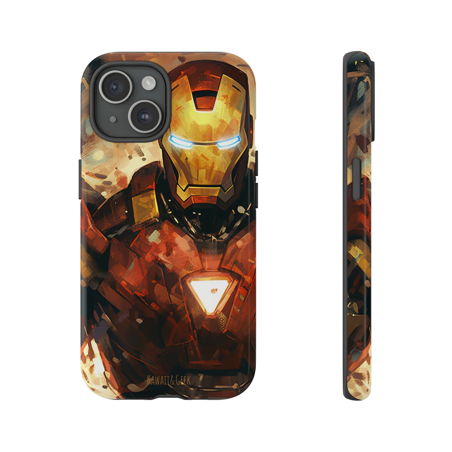 Iron Man Painting Tough Phone Case - Add Some Bold and Unique Style to Your Tech