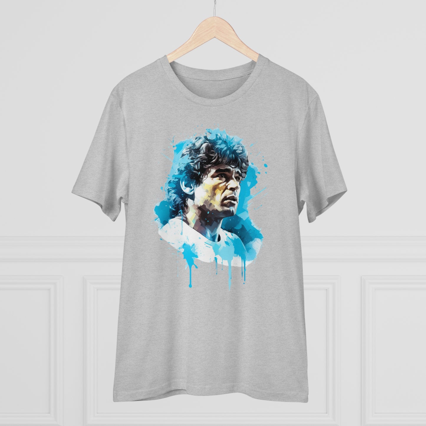 Diego Maradona Eco-Friendly T-shirt : Ethereal Watercolor