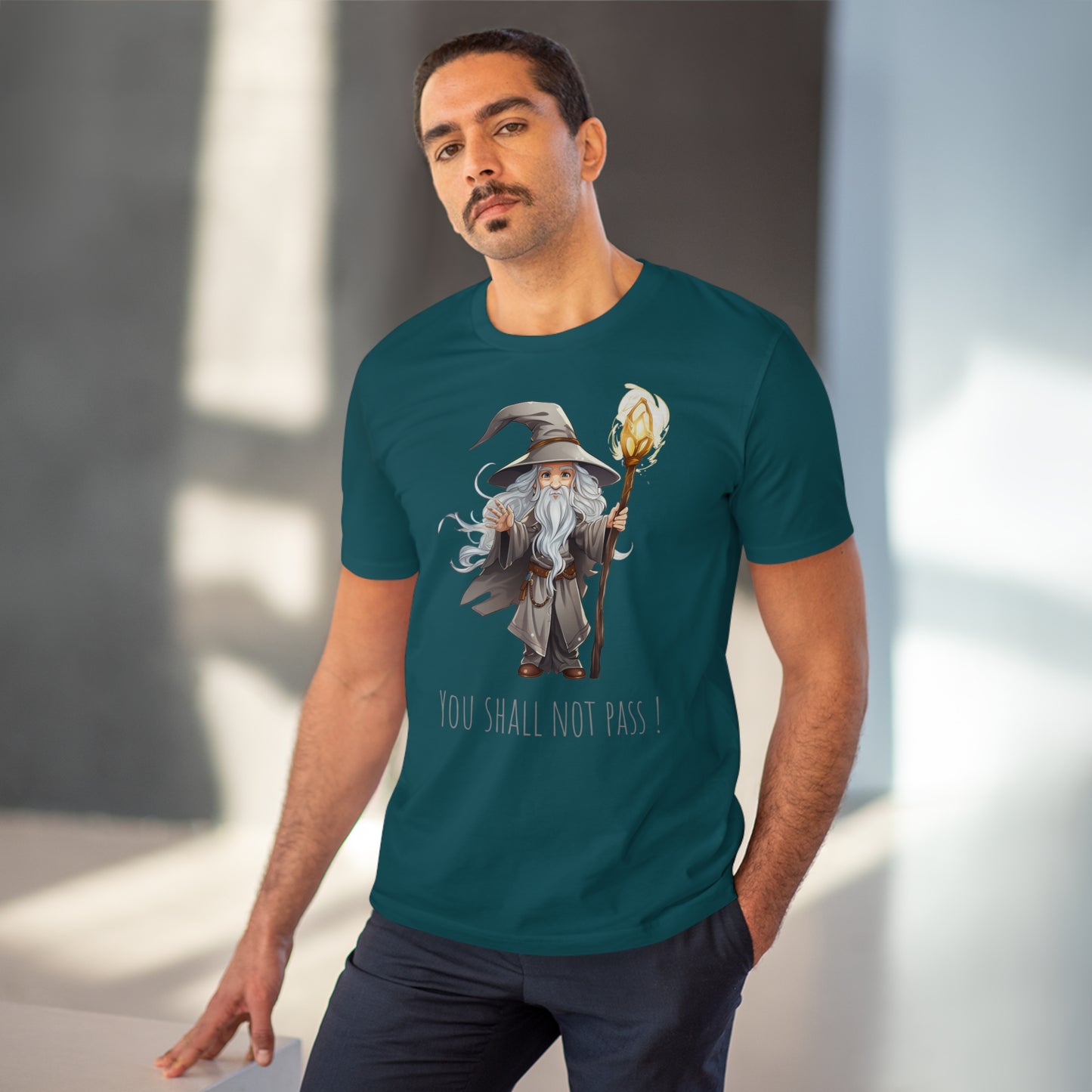 Gandalf T-Shirt for Lord of the Rings Fans in eco-fashion way