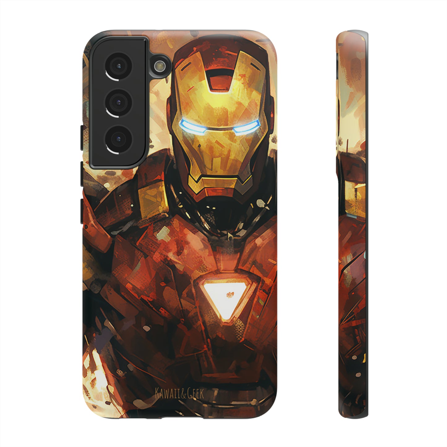 Iron Man Painting Tough Phone Case - Add Some Bold and Unique Style to Your Tech