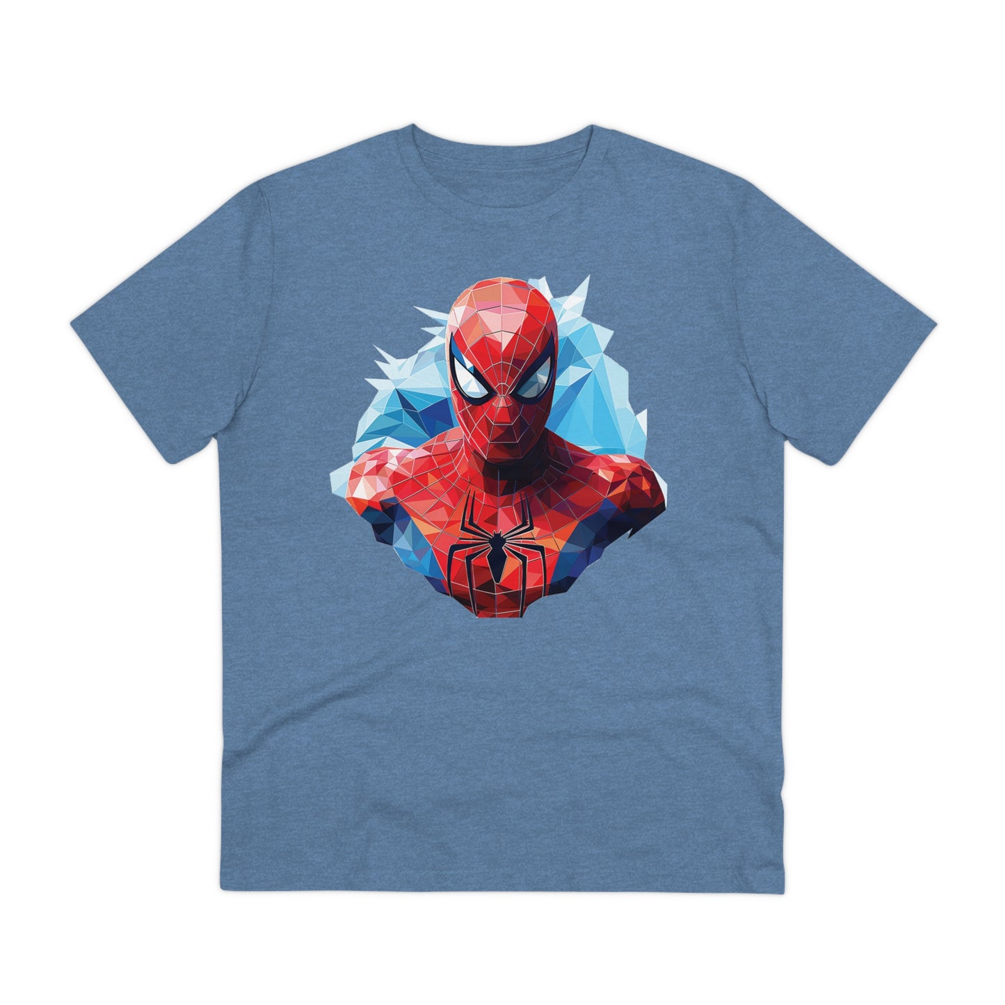 Spider-Man Polygonal Geometric T-Shirt - Swing into Stylish Adventure