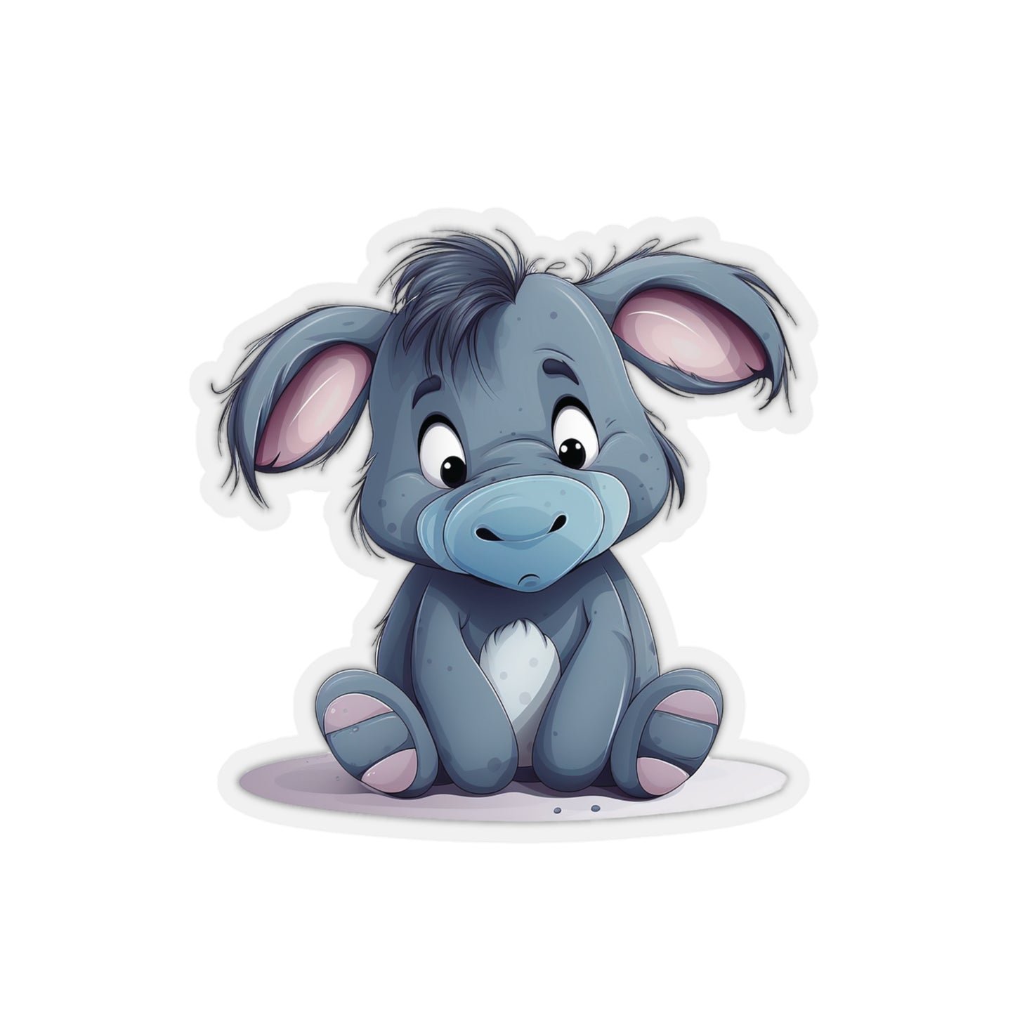 Baby Eeyore Sticker - Embrace the Adorable Melancholy