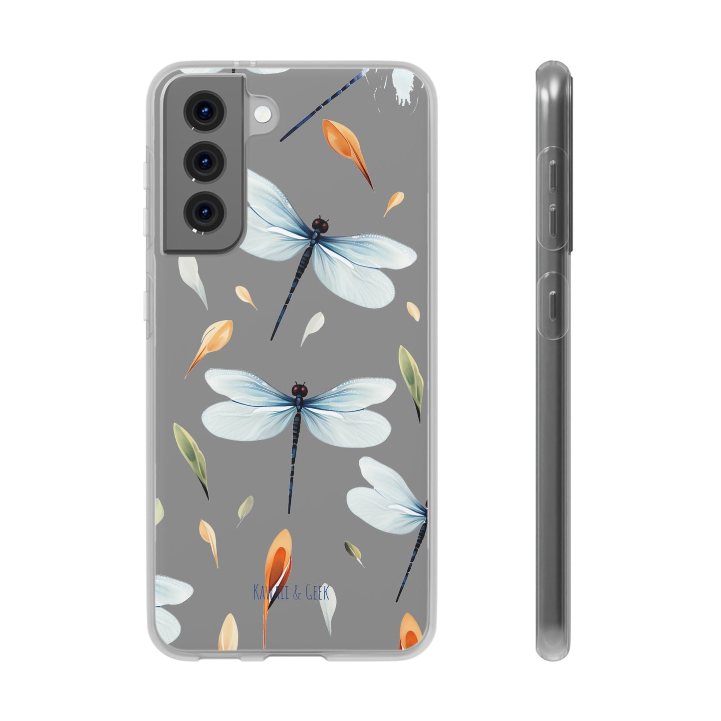 Dragonfly Dreams: Transparent Flexi Phone Case