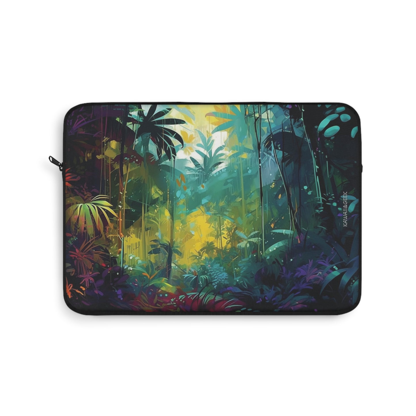 Enchanted Tropical Forest Laptop Sleeve - Protect Your Device with Nature's Charm