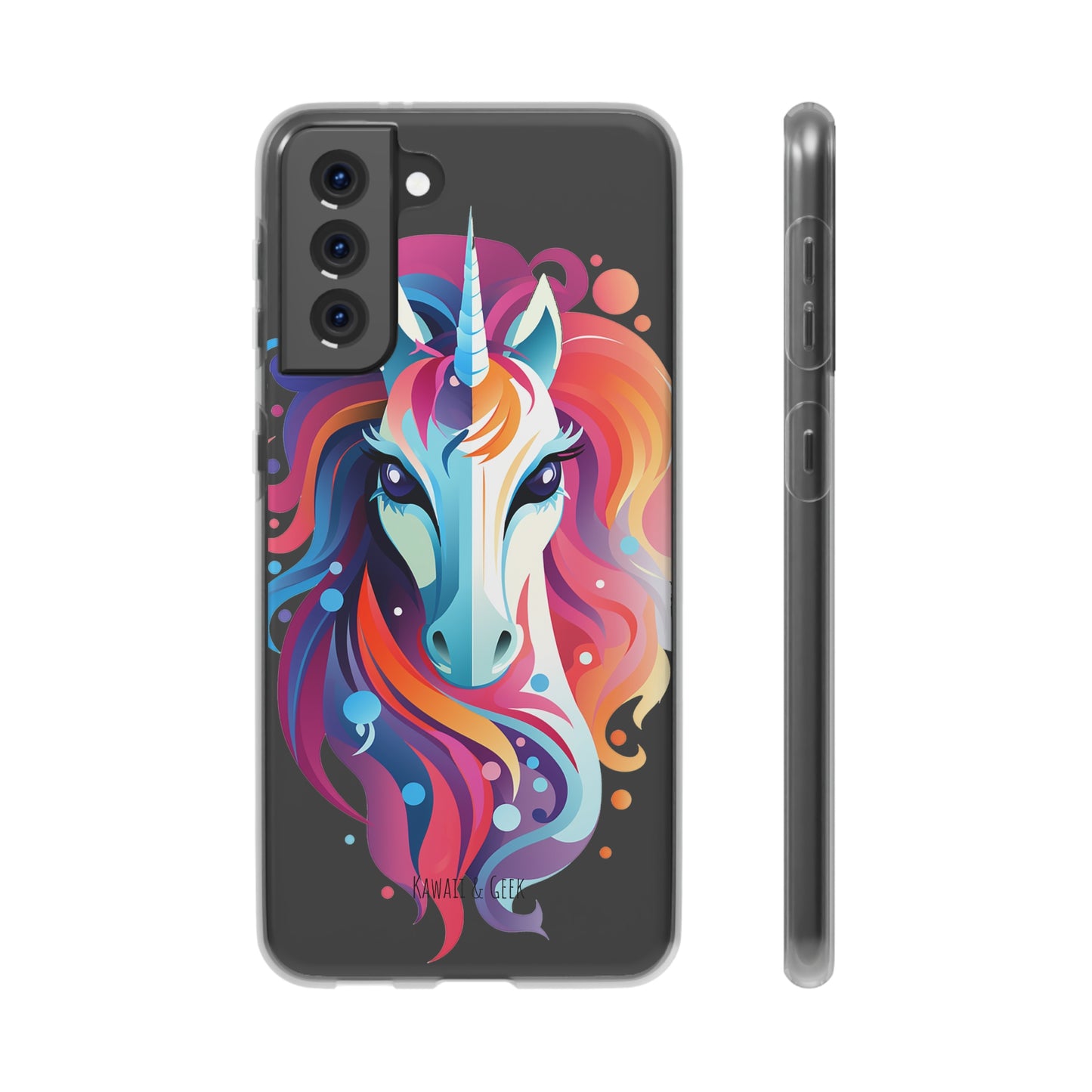 Ink Unicorn Flexi Transparent Phone Case