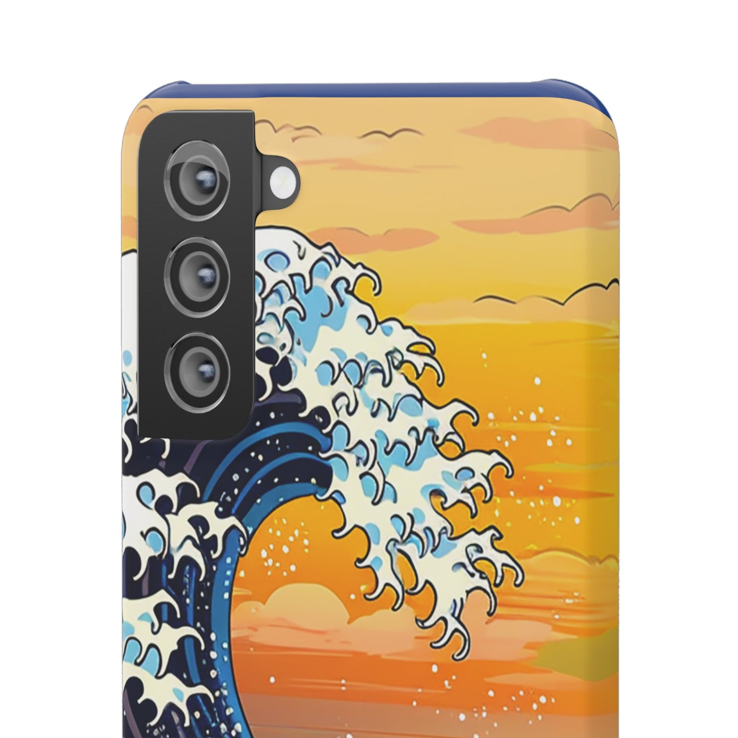 Sunset Big Wave Phone Case - Embrace the Majestic Hokusai Style in Your Hands