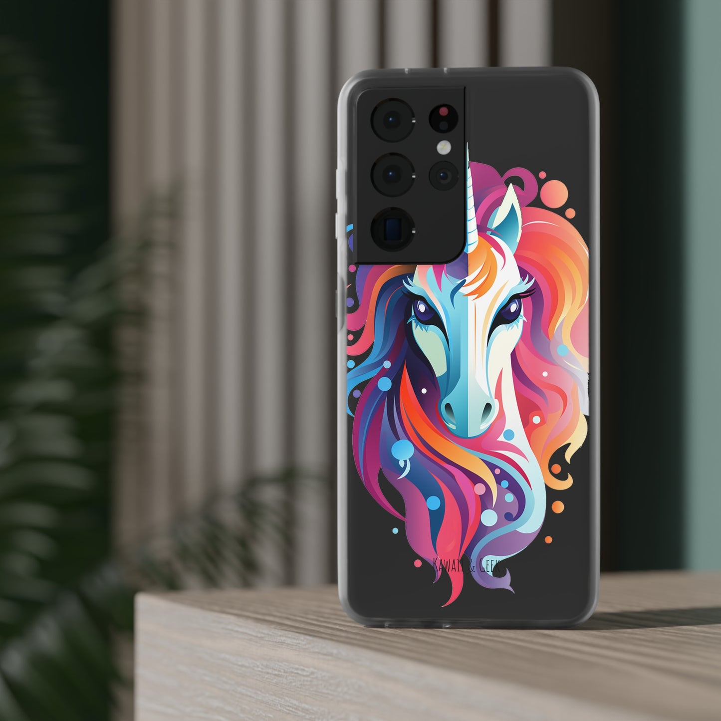 Ink Unicorn Flexi Transparent Phone Case