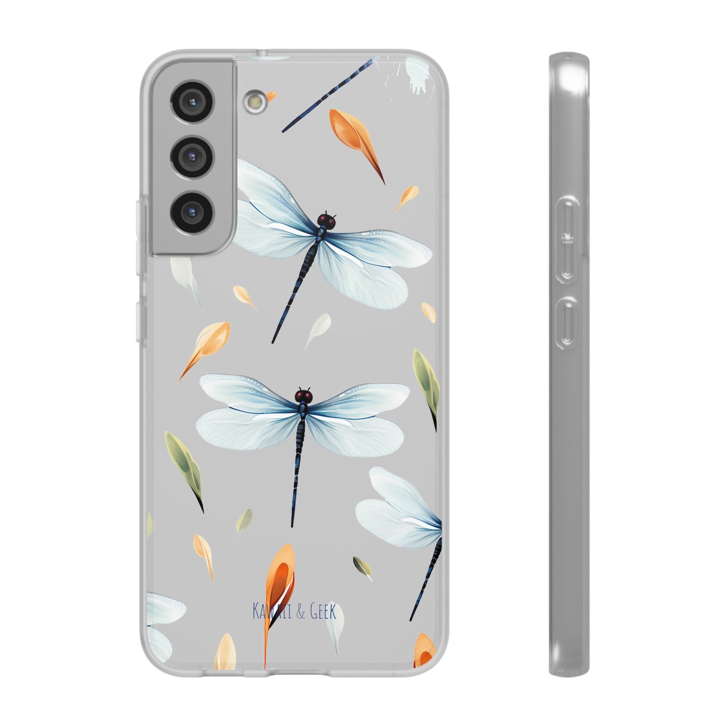 Dragonfly Dreams: Transparent Flexi Phone Case