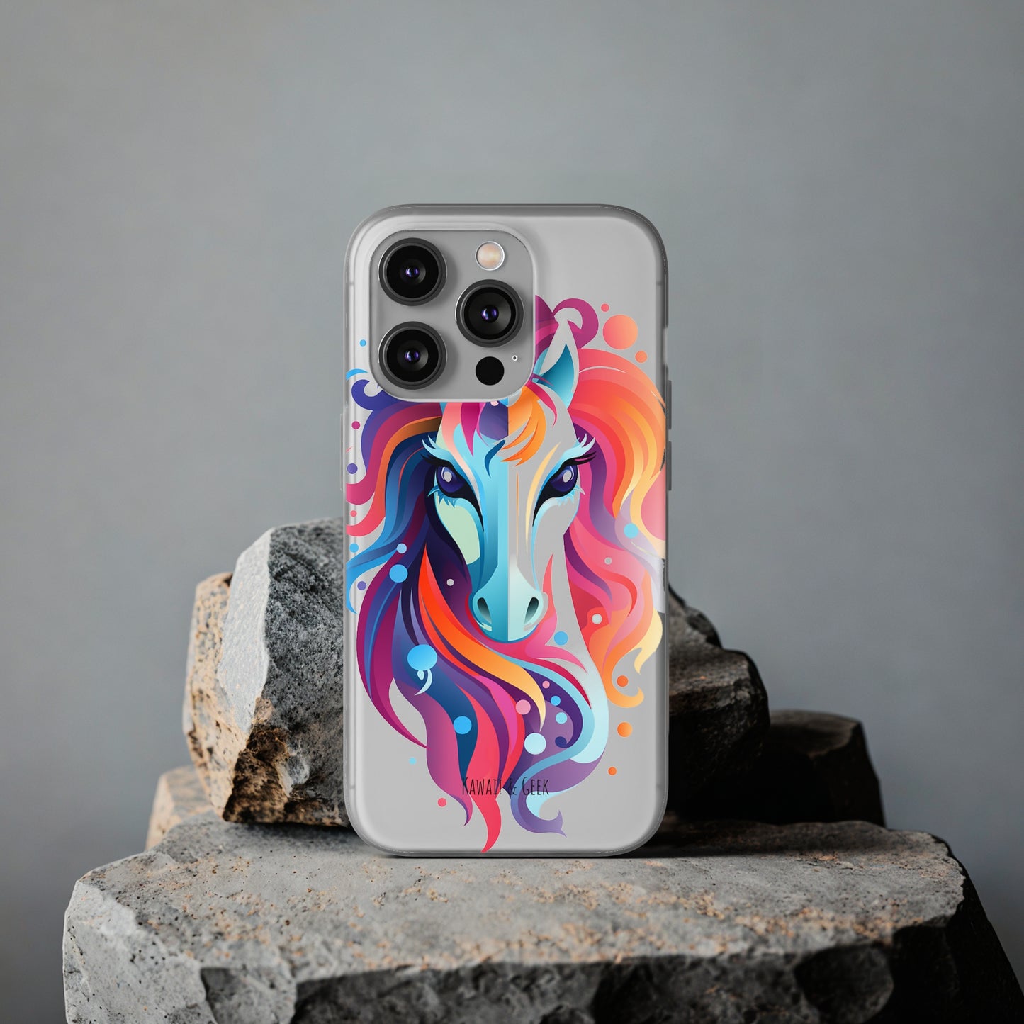 Ink Unicorn Flexi Transparent Phone Case