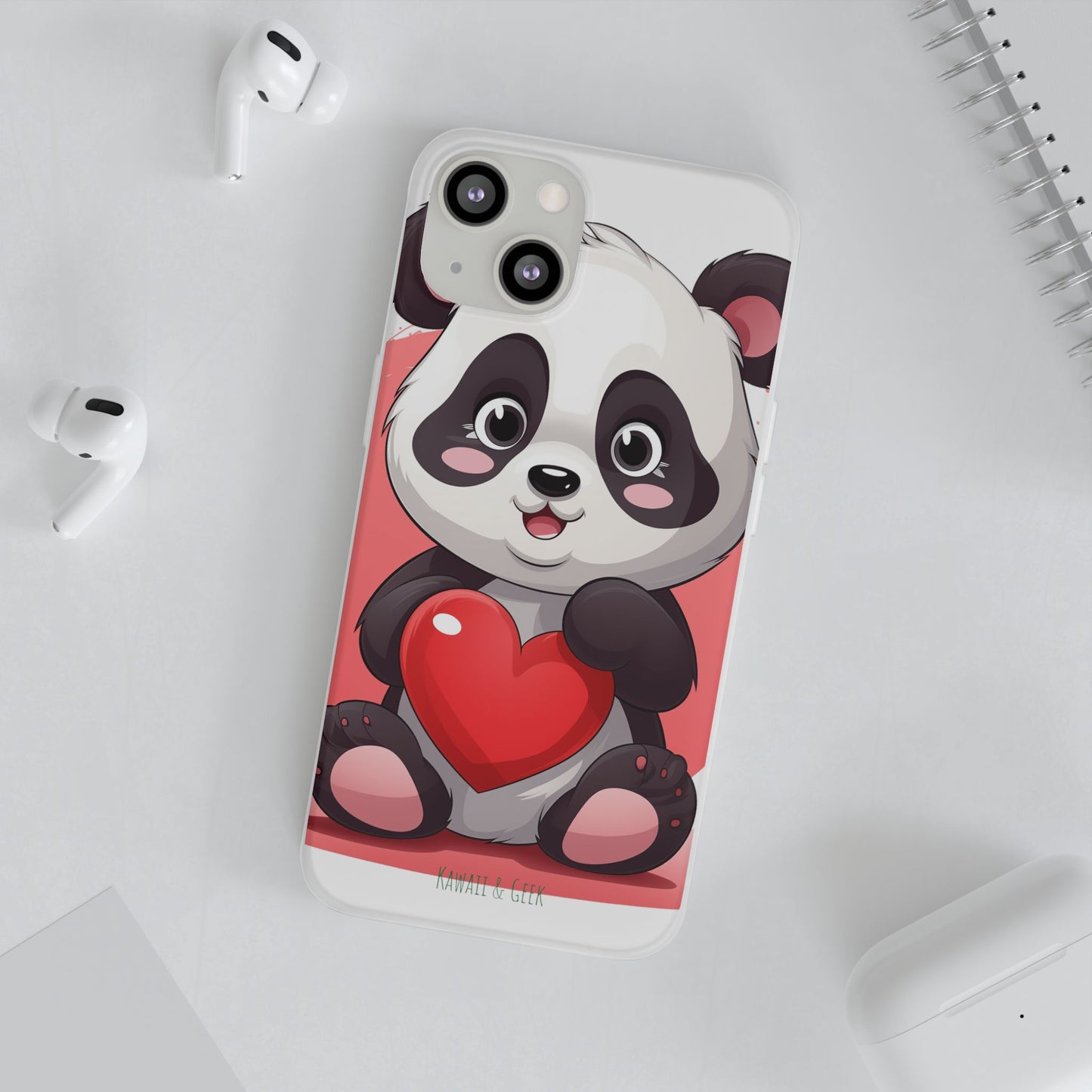 Heart Panda Flexi Case