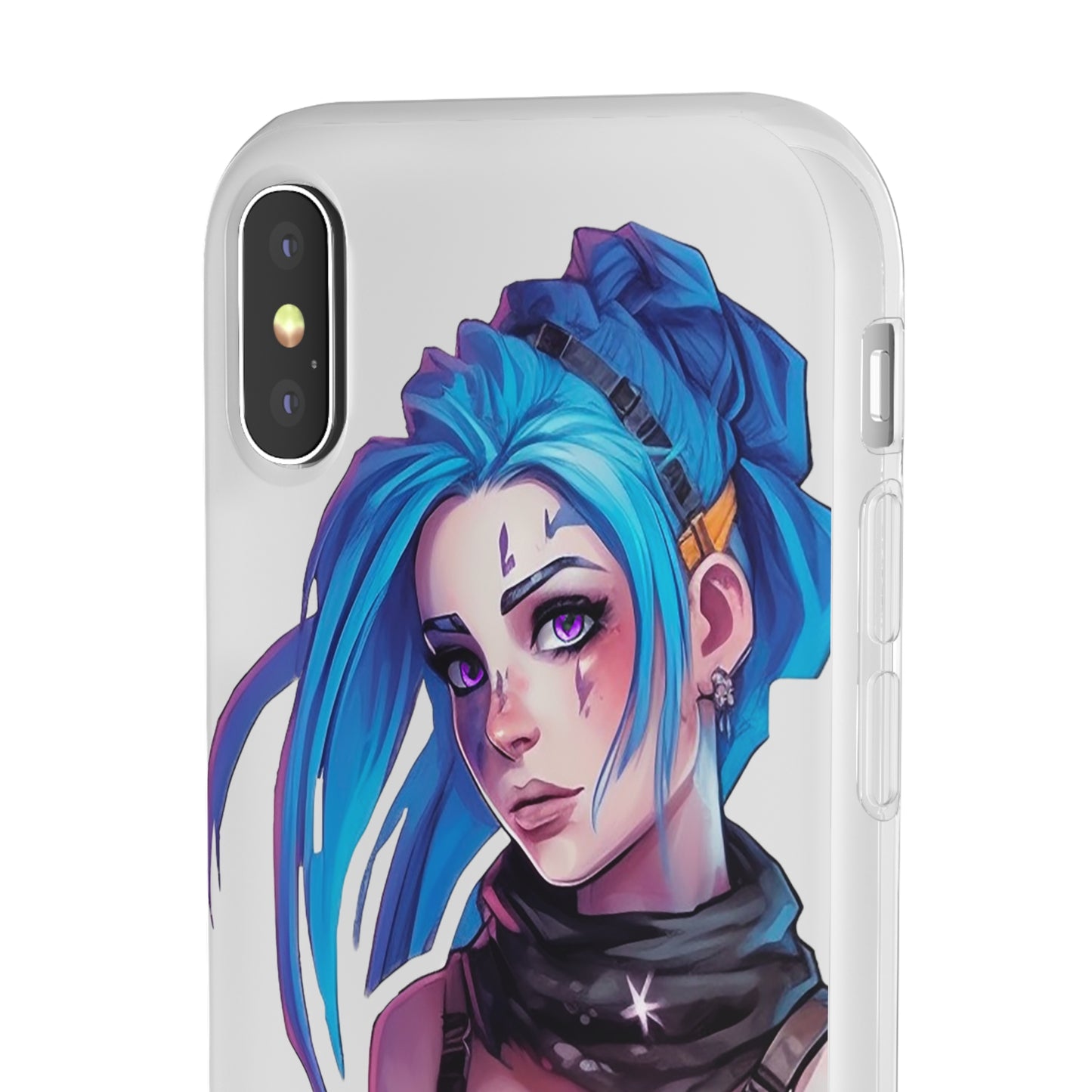 Jinx for Arcane / League of Legends Flexi Phone Case - Add Some Colorful and Gaming Style to Your Phone