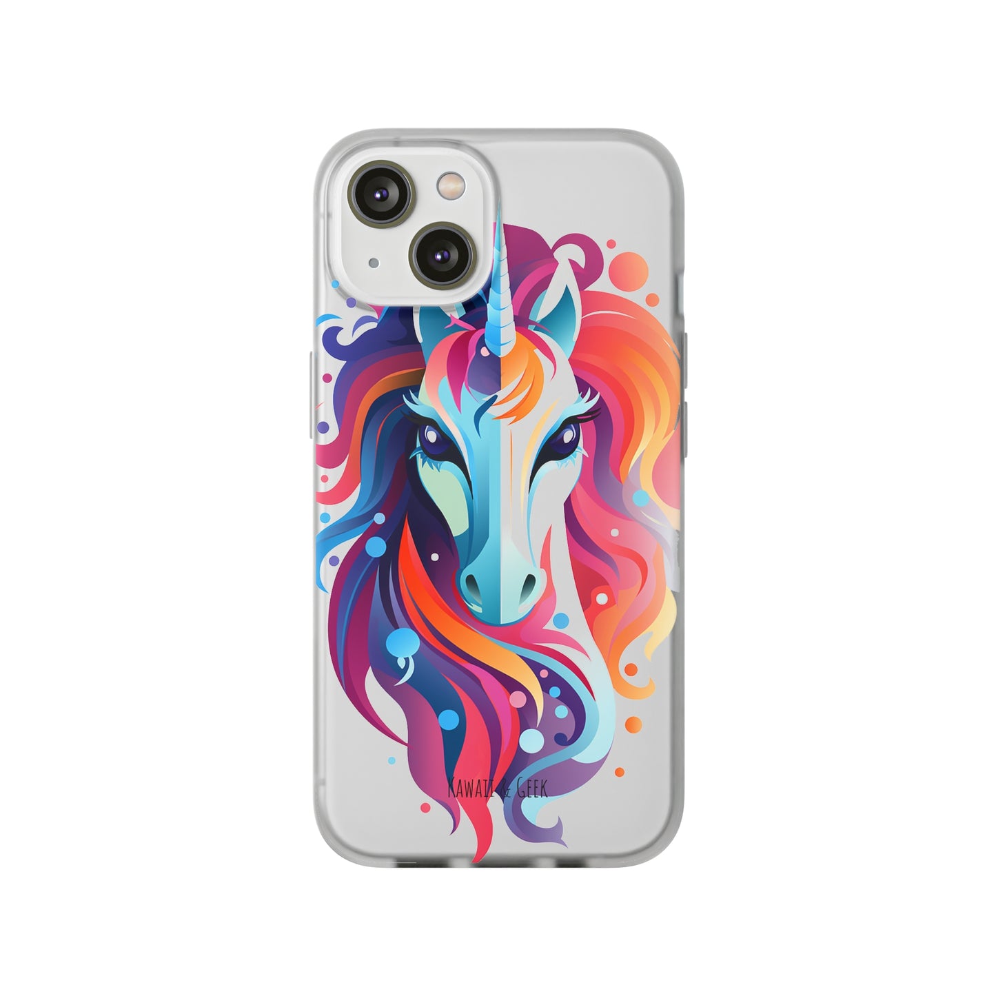 Ink Unicorn Flexi Transparent Phone Case