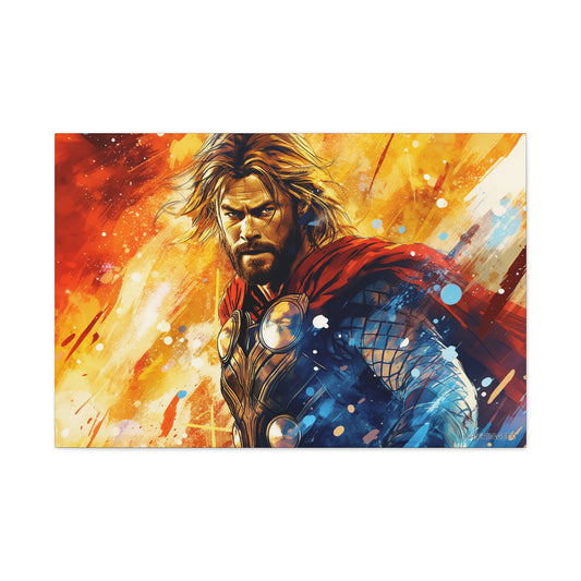 Thor Canvas - Embrace the Power and Majesty of the Mighty Thor - Avengers