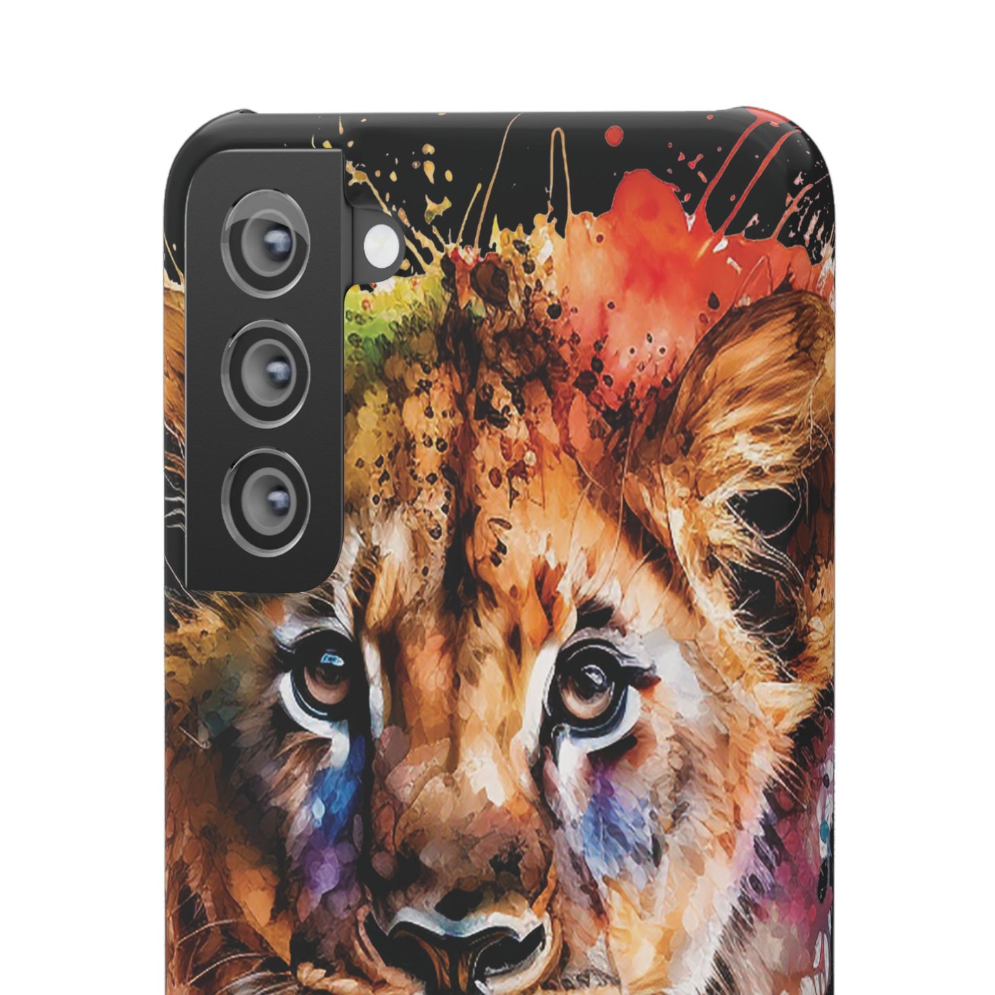 Phone Case Watercolor Lion Cub
