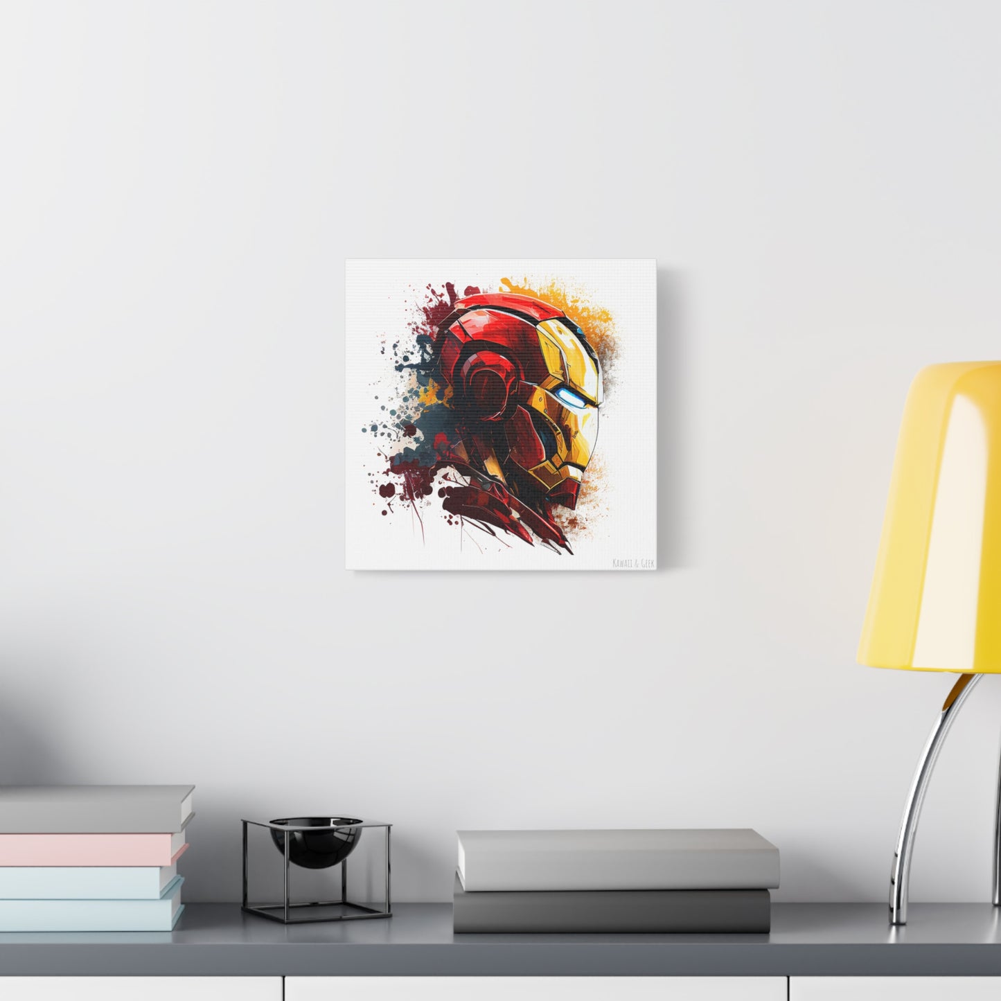 Iron Man Canva - Add Some Pop-Art and Watercolor Style to Your Wall Decor - Marvel Avengers