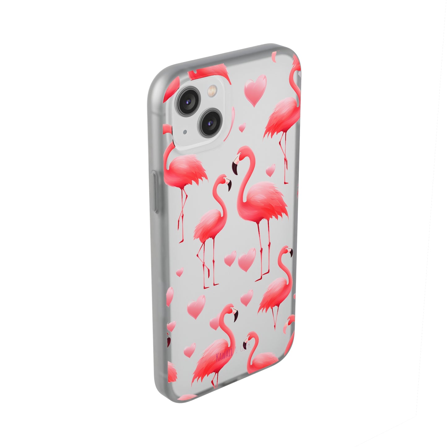 Pink Flamingo Elegance Flexi Phone case