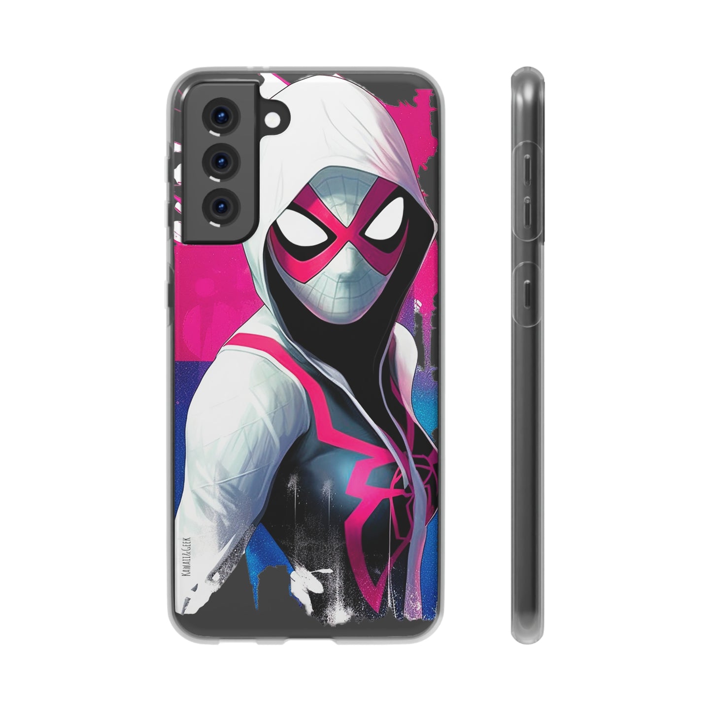 Spider Gwen in Flexi Phone Case - Add Some Colorful and Heroic Style to Your Phone